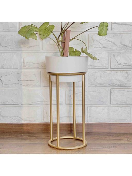 Folkstorys Sindhu Metal Planter Small