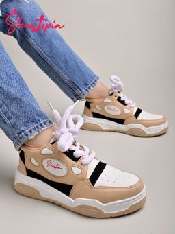 Shoetopia - Smart Casual Lace-up Sneakers for Women & Girls