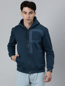 Rare Rabbit - Blue Solid Sweatshirts