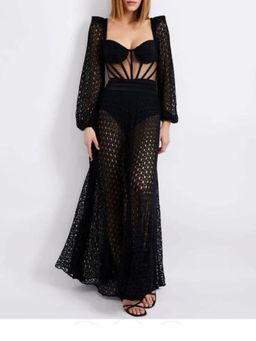 Loveable Creations By Muskan - Black Femella Statement Beach Dress