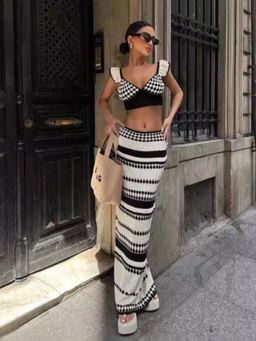 Loveable Creations By Muskan - Capiro Two Piece Top and Skirt