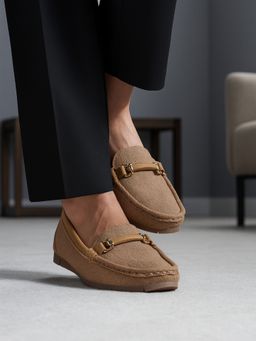 Indifeet - Women Khaki Loafers