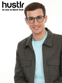 Lenskart Hustlr - Peyush Bansal Unisex Zero Power Computer Glasses-Military Green