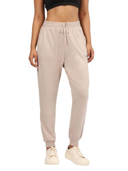 Blissclub - Beige AirMelt Joggers Cuffed bottom hem