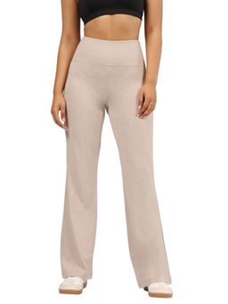 Blissclub - Beige AirMelt Flare Sweatpants - Lite Flared Silhouette