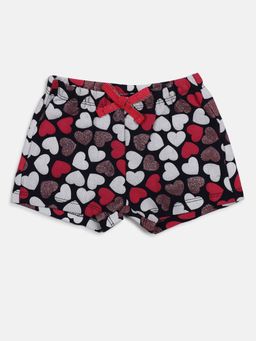 Chicco - Girls Black Printed Shorts
