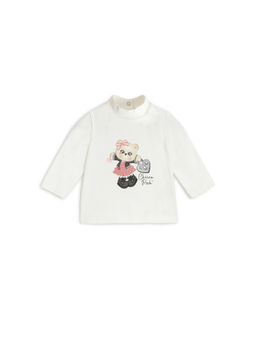 Chicco - Girls White Printed Long Sleeve T-Shirt