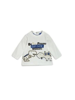 Chicco - Boys White Long Sleeve T-Shirt