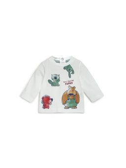 Chicco - Boys White Long Sleeve T-Shirt