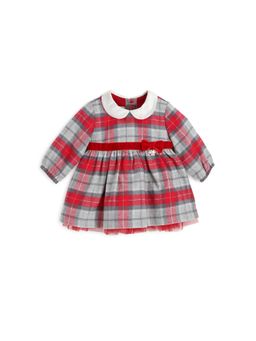 Chicco - Girls Medium Multi-Color Woven Long Sleeve Dress