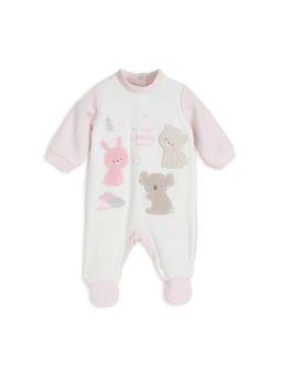Chicco - Girls Light Pink Nappy Opening Rompers