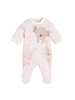 Chicco - Girls Light Pink Nappy Opening Rompers