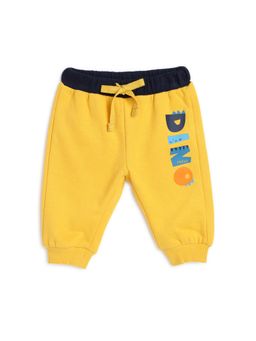 Chicco - Boys Medium Yellow Fleece Joggers