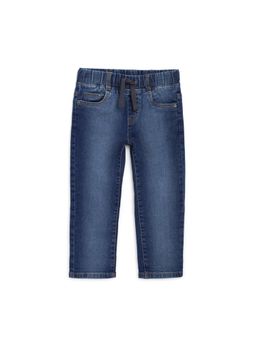 Chicco - Boys Medium Blue Solid Long Jeans