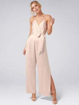 Forever New - Maddison Satin Wrap Jumpsuit
