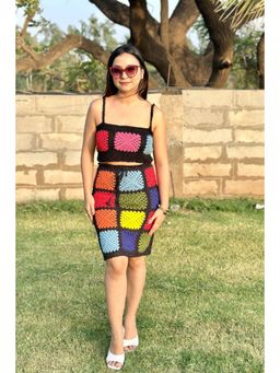 SUGERCANDY - Elsa Summer Crochet Co-Ord (Set of 2)