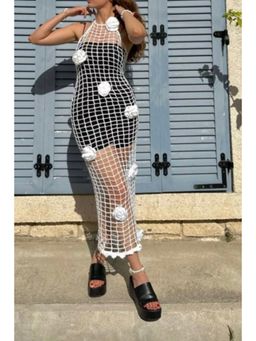 SUGERCANDY - White Dawn Maxi Crochet Dress