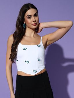 SUGERCANDY - Butterfly Corset Top