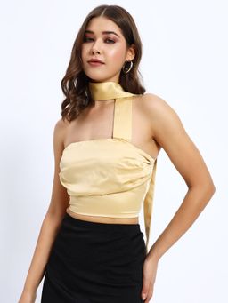 SUGERCANDY - Champagne Scarf Top