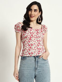 SUGERCANDY - Dusted Rose Summer Top