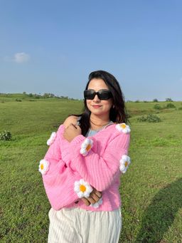 SUGERCANDY - Poppink Daisy Cardigan