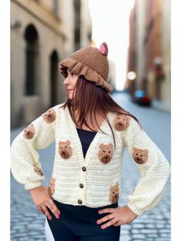 SUGERCANDY - Teddy-Bear Cardigan