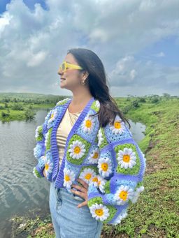 SUGERCANDY - Dainty Daisy Cardigan