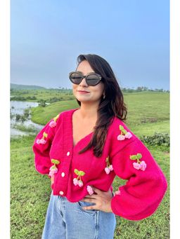 SUGERCANDY - Hanging Rose Cardigan