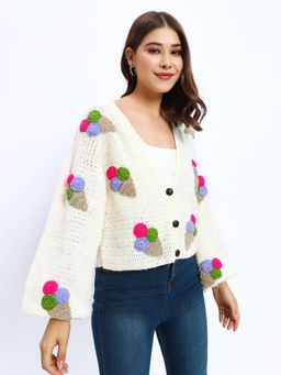SUGERCANDY - Ice Cream Handmade Cardigan