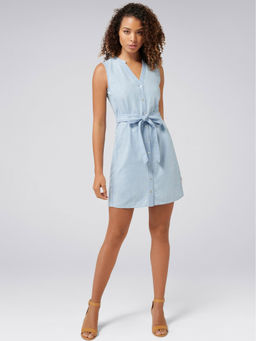 Forever New - Aja Sleeveless Denim Shirt Dress