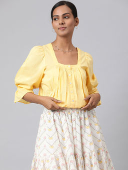 Fabindia - Cotton Tie Up Top