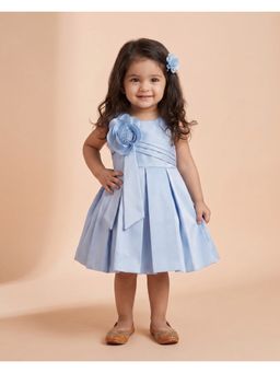 Blabber - Girls Solid/Plain Satin Dress