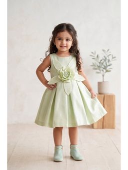Blabber - Girls Solid/Plain Satin Dress