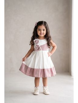 Blabber - Girls Colorblock Satin Dress