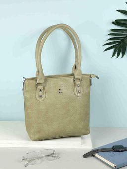 Mochi - Womens Round Handles Faux Leather Shoulder Bag