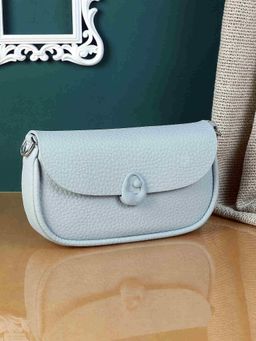 Metro - Womens Blue Faux Leather Sling Bag with Adjustable Handle