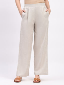 Global Republic - Beige Linen Relaxed Pant
