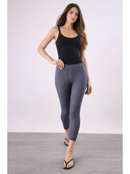 COLOR CAPITAL - Blue Elastic Ankle Skinny Legging