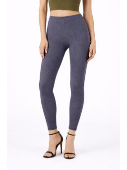 COLOR CAPITAL - Blue Elastic Ankle Skinny Legging