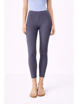 COLOR CAPITAL - Blue Elastic Ankle Skinny Legging