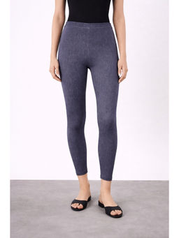 COLOR CAPITAL - Blue Elastic Ankle Skinny Legging