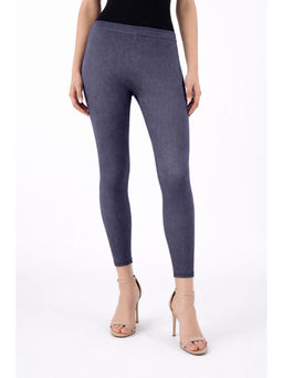 COLOR CAPITAL - Blue Elastic Ankle Skinny Legging