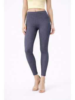 COLOR CAPITAL - Blue Elastic Ankle Skinny Legging