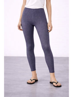 COLOR CAPITAL - Blue Elastic Ankle Skinny Legging