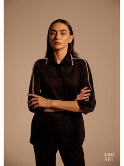 AMOSHI - Black Embellished/Sequined Amoshi Girl Shirt