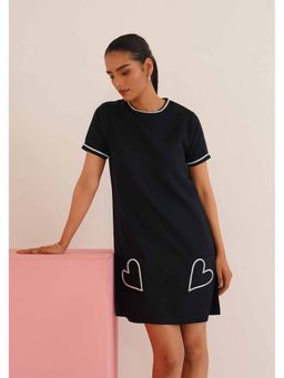 AMOSHI - Black Embellished/Sequined Amore Dress