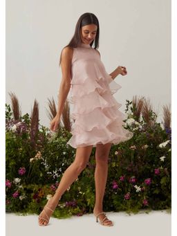 AMOSHI - Pink Solid/Plain Cassie Dress