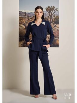 AMOSHI - Navy Blue Embellished/Sequined Perry Co-Ord (Set of 3)