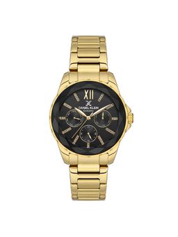 Daniel Klein Exclusive - Stainless Steel Analogue Black Dial Women's Watch-DK.1.13505-3