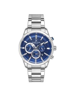 Daniel Klein Exclusive - Stainless Steel Analogue Blue Dial Men's Watch-DK.1.13525-2